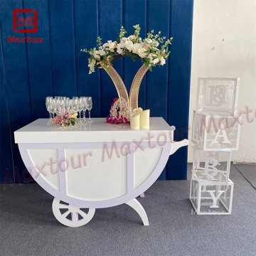 Birthday Party Cake Display Stand for Baby Shower Candy Bar and Dessert Cart Decoration