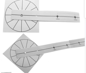 DIY Big Clock Installation Kit: Tools and Measuring Ruler
