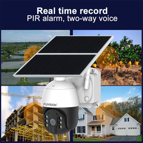 Caméra de sécurité de la surveillance de l&#39;énergie solaire