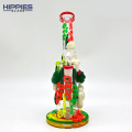 Girazi Bubbler neFixed Digufuser Downder Pipi pombi Bongs, Ruoko Paakapenda Ruvara rwePolymer Glass Bongs Bongs, kupenya murima