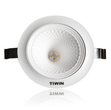 TIWIN 15w 6 inch wave warm white round recessed ceiling led downlight with CE ROHS