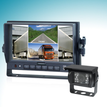 7 Inch Color Rear View Camera System with Built-in Quad (MO-136D, CW-073)