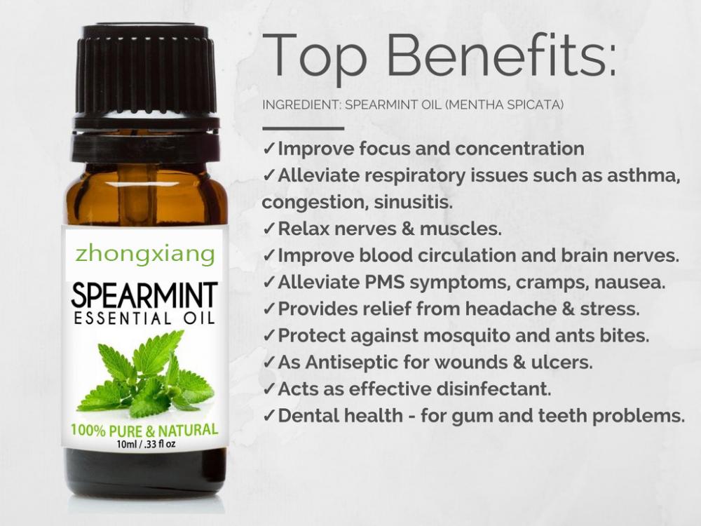 Wholesale Natural Spearmint Essential Oil