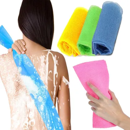 Long Back Scrub Bath Towel Exfoliating Mud Bath Towel