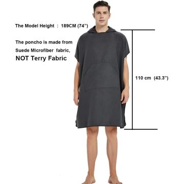 Poncho Towel Surf Poncho For Adults toweling robe Factory