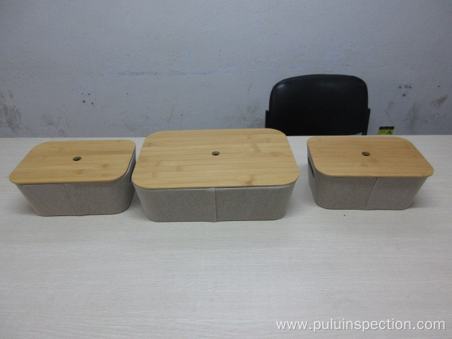 Bamboo storage Basket inspection company service in Huangshi