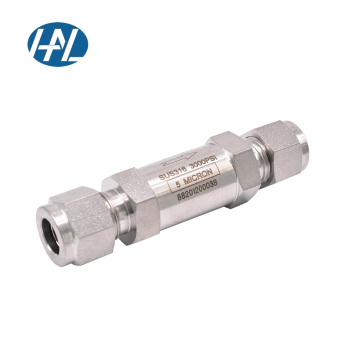 316 Stainless Steel High Pressure Tube End Micron Inline Filter