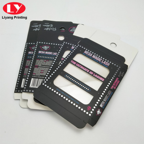 Kotak Kotak Black Lash Packaging Kotak bulu mata tersuai