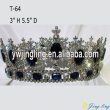 Custom Rhinestone Full Round Queen Crowns
