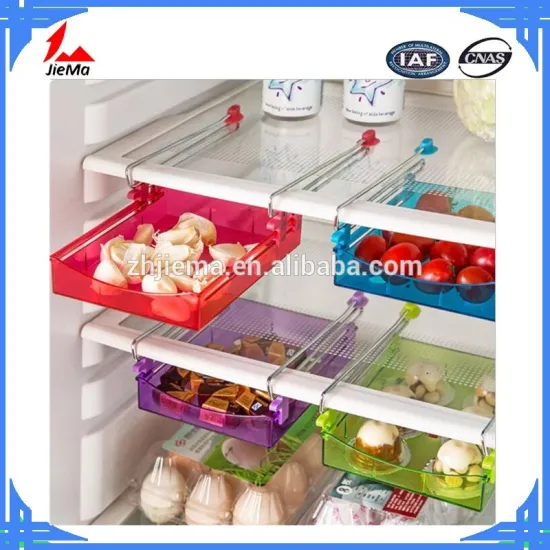 refrigerator transparent partition box