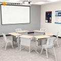 Современный студенческий стол с алюминиевой ногой для классной комнаты