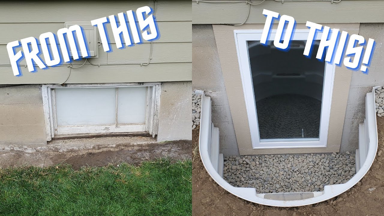 European Aluminum Egress Window For Basement