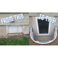 European Aluminum Egress Window For Basement