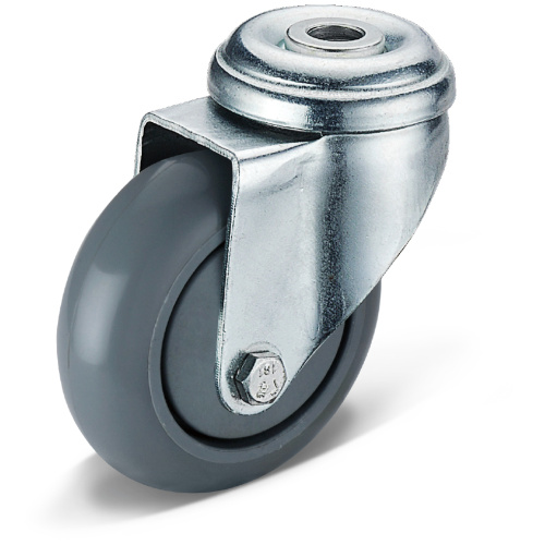 12 σειρές υψηλής ποιότητας PU Hole Movable Casters