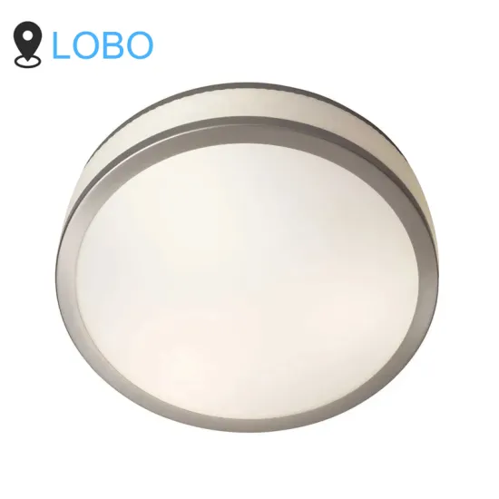 Hotel Bedroom Ceiling Lamp with Brushed Nickel - Holiday Inn Express