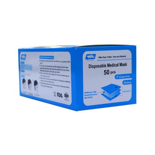 Disposable medical Face Mask 3ply Against Bacteria