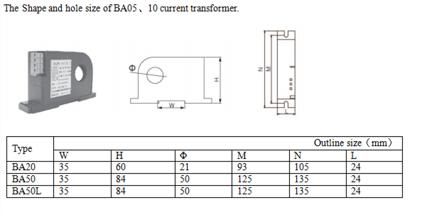 current monitoring transducer