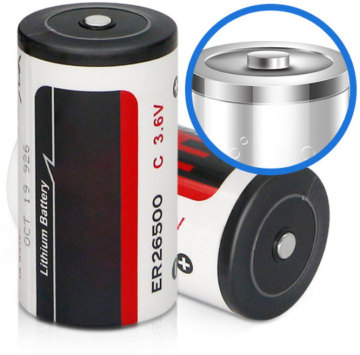 26500 8500MAH 3,6V 8,5 AH BATTERA CLOLIDE-THIONIL CLARIDE (LI-Socl2): cella di dimensioni C ad alta potenza, non reagibile