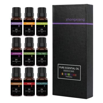 Pure Organic Essential Oil Set for Aroma Diffuser