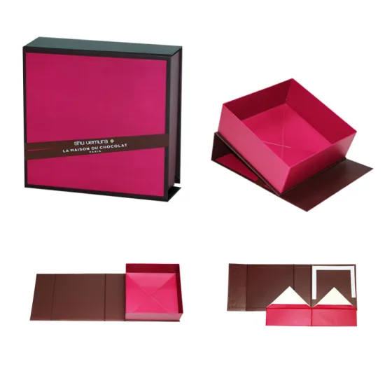 Luxury Beauty Foldable Folding Paper Gift Packaging Box