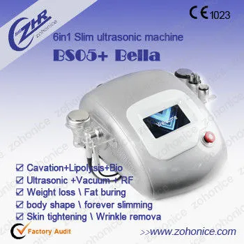6 In 1 Cavitation Rf Ultrasound Fat Burning Machine Body Slimming