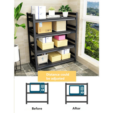 Étagère de four à micro-ondes Support de rangement multicouche en fer de cuisine