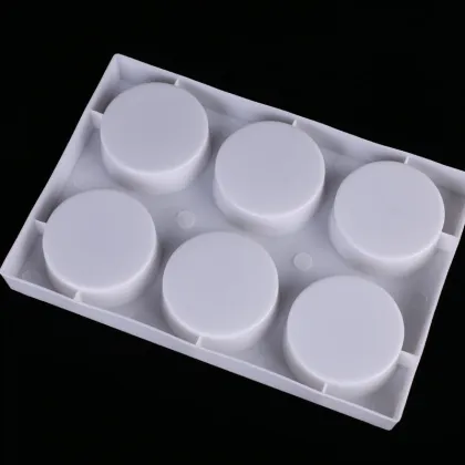 Rectangular Art Supplies Paint Palette with 6 Wells for Watercolor Painting
