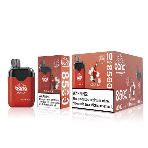 Bang DE8500 Puffs Einweg -Vape Original E -Zigarette