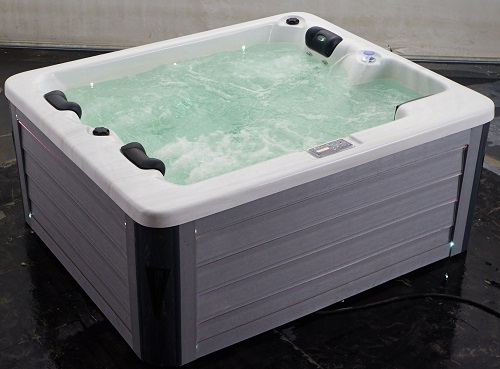 outdoor spa hot tub with 7 colors LED light