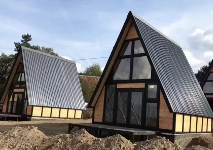 Customized cabin hotel Generic Modern A-Frame Cabin