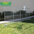 Berlian Lubang Ukuran Logam Stadium Chain Link Fence