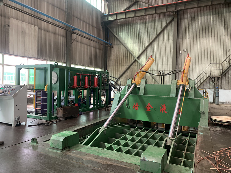 High Density Ferrous Non-ferrous Scrap Metal Press Machines