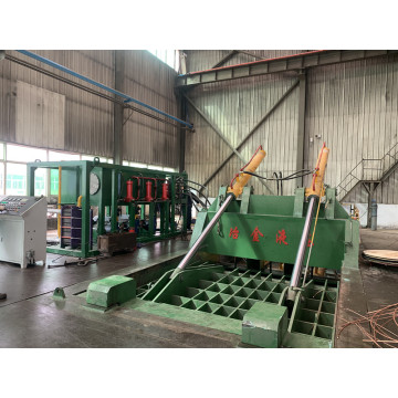 Heavy-duty Hydraulic Automatic Metal Shavings Scrap Baler