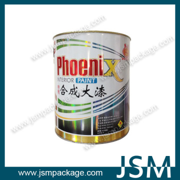 industrial tin can for painting with lid