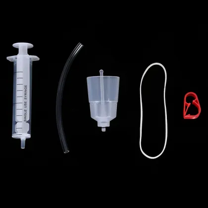 Bicycle Hydraulic Brake Bleed Tool Kit For Shimano, Tektro, Margura and Series Disc Brake System Use Mineral Oil Brake