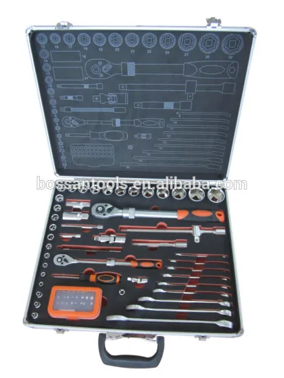 80 pcs 1/2"& 1/4" driver sockets sets and ratchet wrench