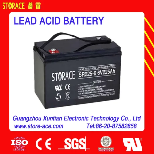 Lead acid battery 6v 225ah AGM battery
