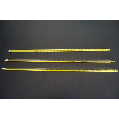 Mercury-Filled yellow General Laboratory Thermometers