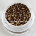 Colores chispeantes electrochapa Tony Glass Seed Beads Sticker para uñas hermosas