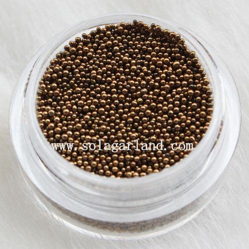 Sparking Colors Electroplate Tony Glass Seed Beads Sticker per Nail Beautiful