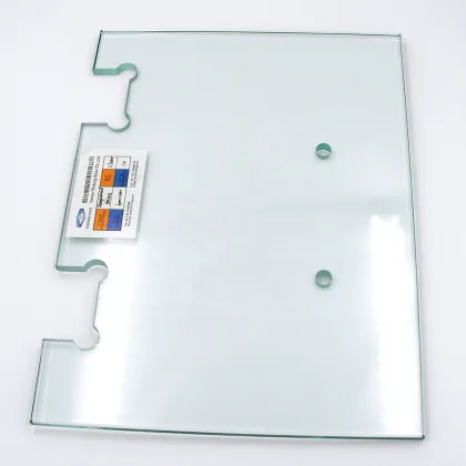 dining table 12mm thick flat clear transparent safety custom tempered glass