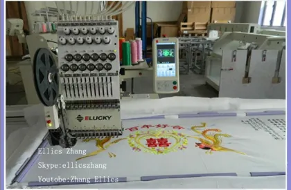 Cross-stitch embroidery flat embroidery cap embroidery machine prices