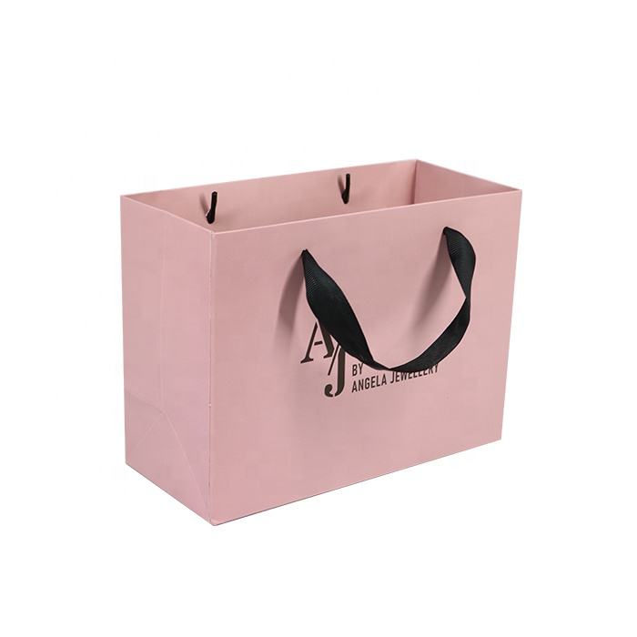 Bolsa de compra de ropa de regalo de lujo personalizada