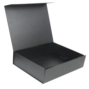 Black Magnetic Custom Apparel Gift Box Bulk