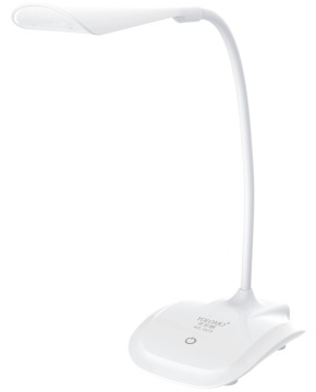 White Rechargeable LED Desk Lamp with Three Brightness Level