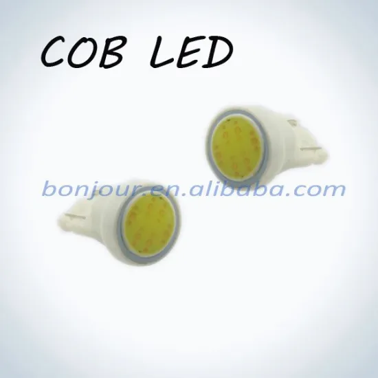 Good quality t10 chips on board cob 6 chips led car light