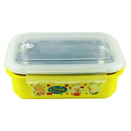 1000 ml Stainless Steel Container Rectangle Shaped