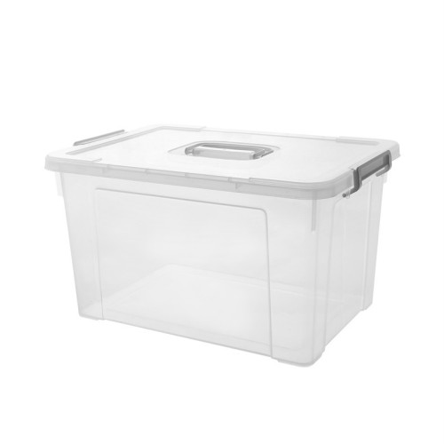 Transparent and thickened storage box