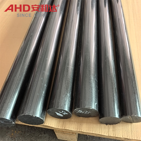 Black PA6 Nylon Rod for CNC Machining