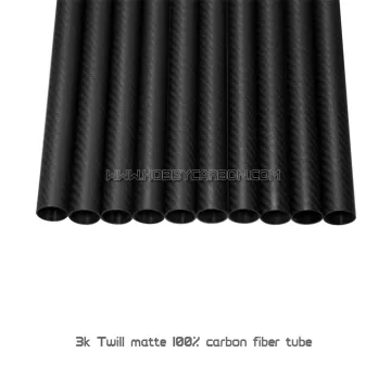 21.5x19.5X1000mm 100% Carbon Fiber 3k Twill Matte Tubes